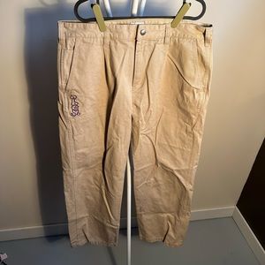 Obey Logo Embroidered Chinos